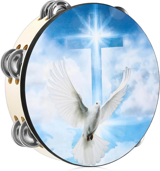 Dove Tambourines for Adults 8" Default Title