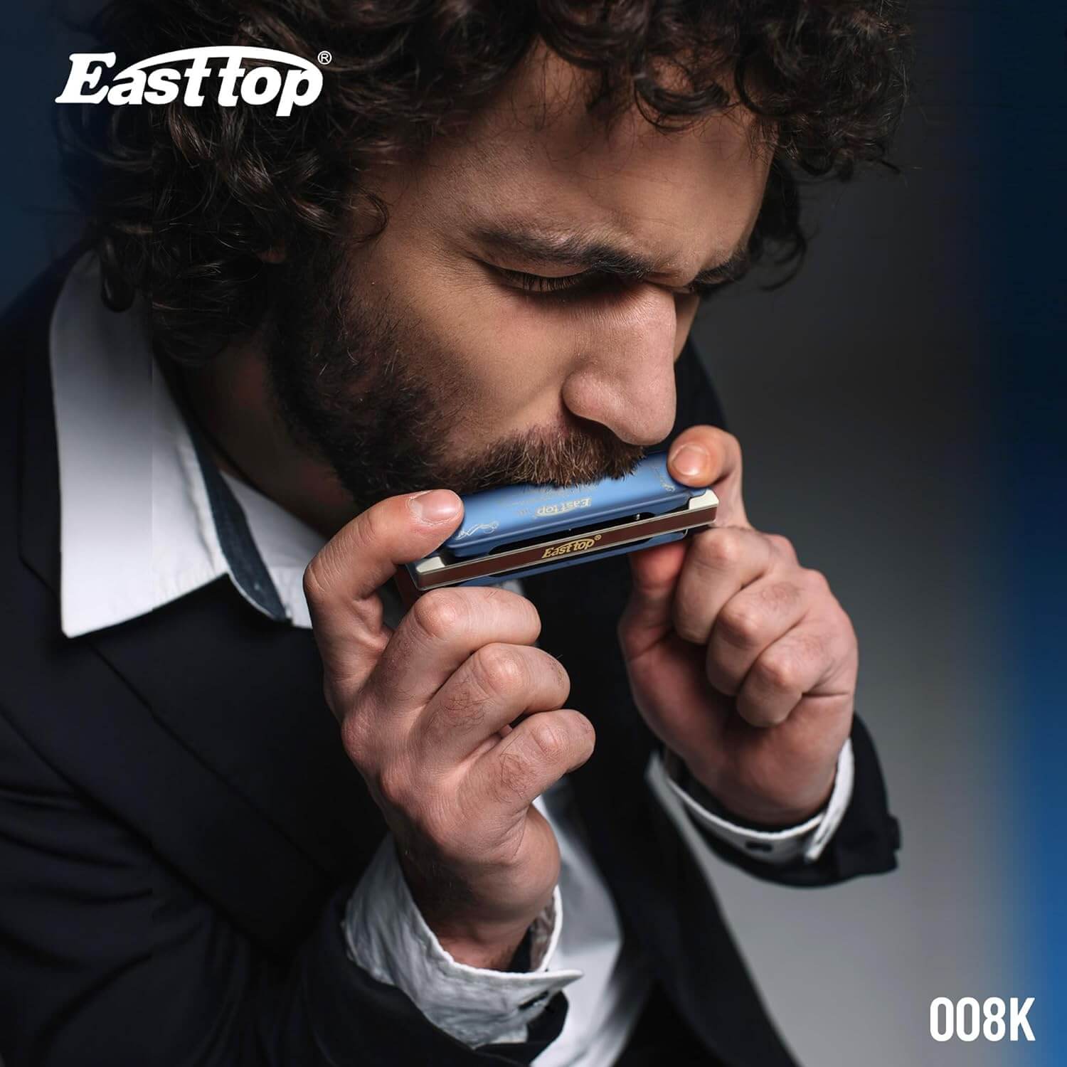 East top Harmonica, 10 Holes 008K Diatonic Blues Harp