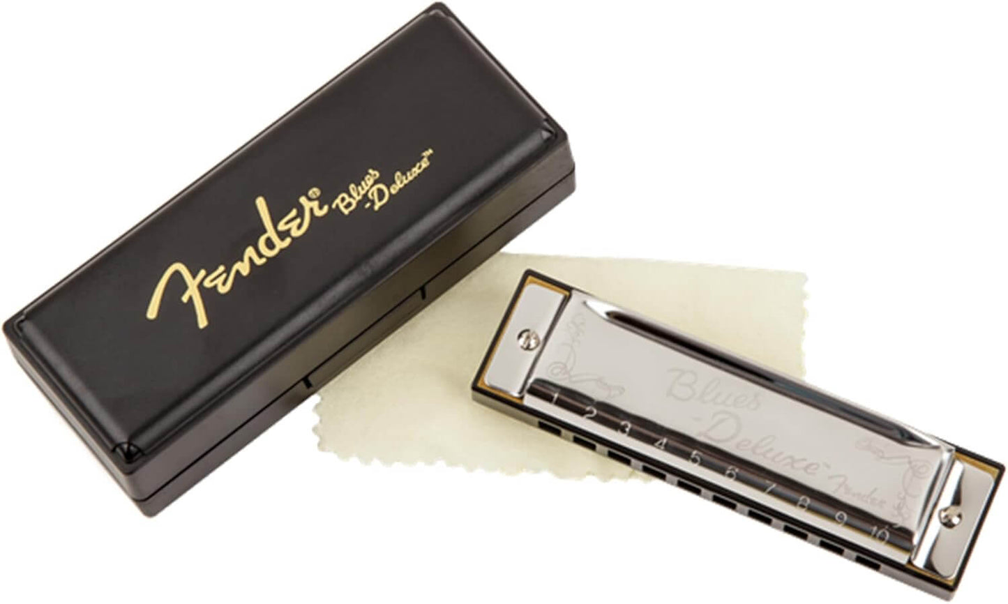 Fender Blues Deluxe Harmonica with Carrying Case