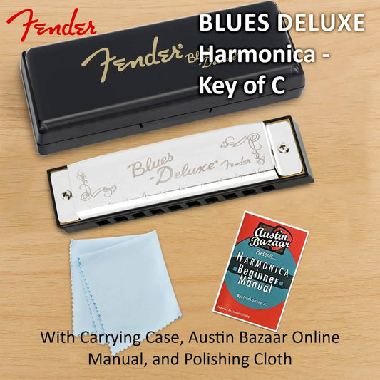 Fender Blues Deluxe Harmonica with Carrying Case
