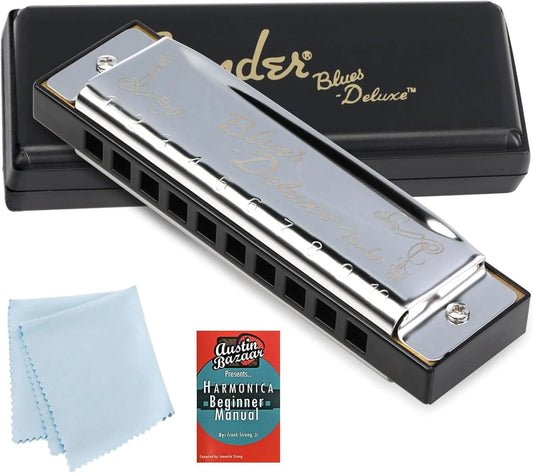 Fender Blues Deluxe Harmonica with Carrying Case