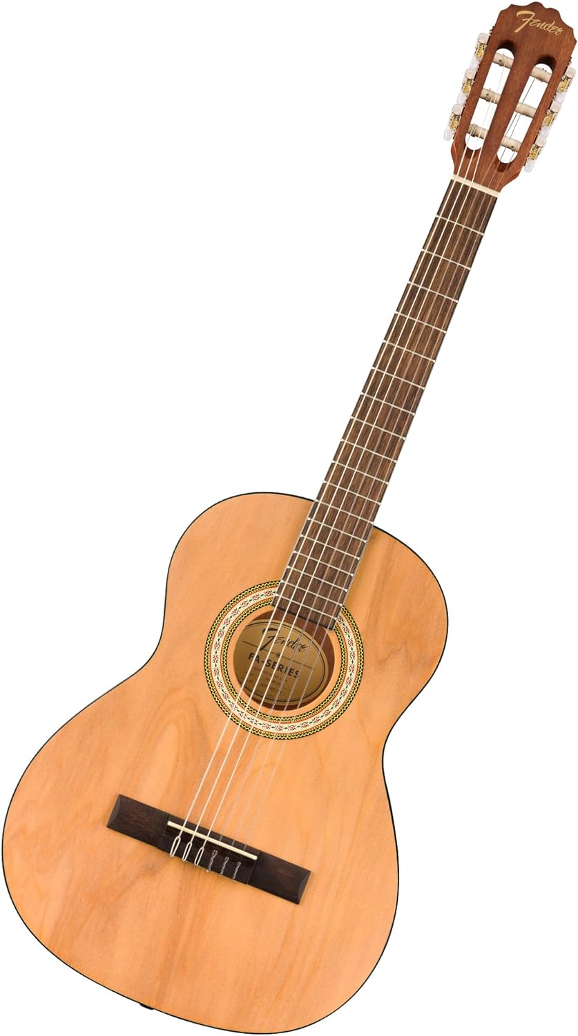 Fender FA-25 Dreadnought Acoustic Guitar, Beginner Guitar Natural - 3 4 Size
