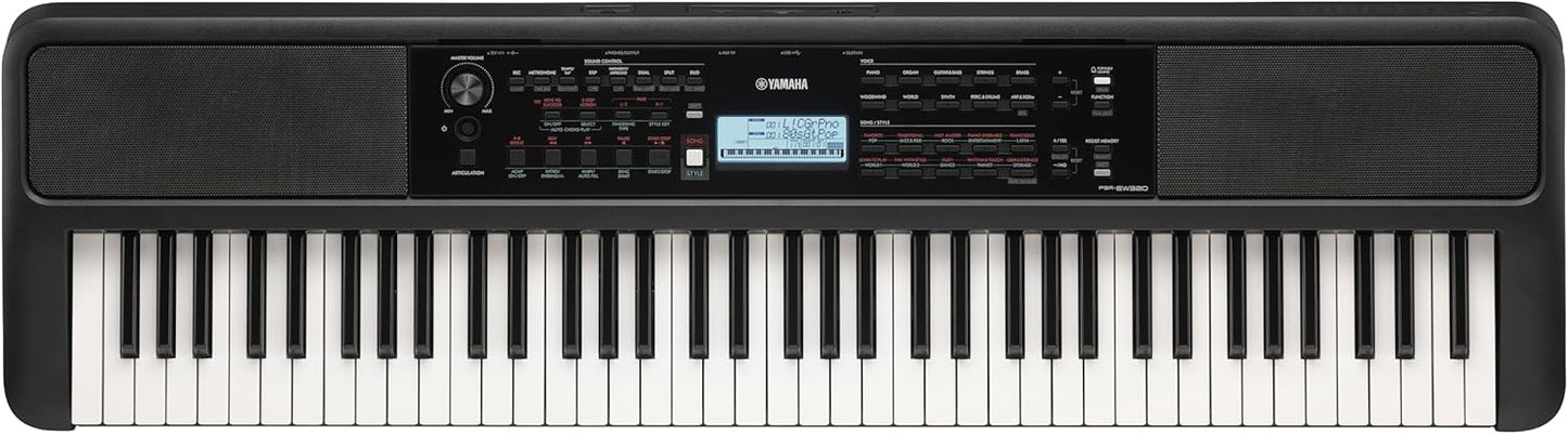 Yamaha 61-Key Portable Keyboard for Beginners with Learning Tools